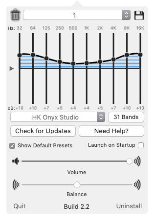 音楽好き必須 アンプ要らずでmacの音質を簡単に向上させるのにオススメの無料イコライザーアプリ Eqmac2 名もなきフリーランスデザイナーshojiの独り言